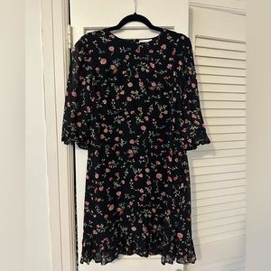 Ganni floral print dress - size 38